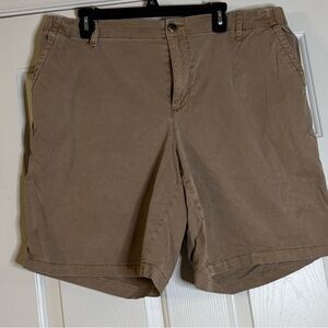 Old Navy Women’s Brown Flat Front Shorts